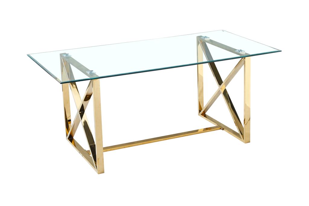 Table à MANGER en verre trempé - KENSY